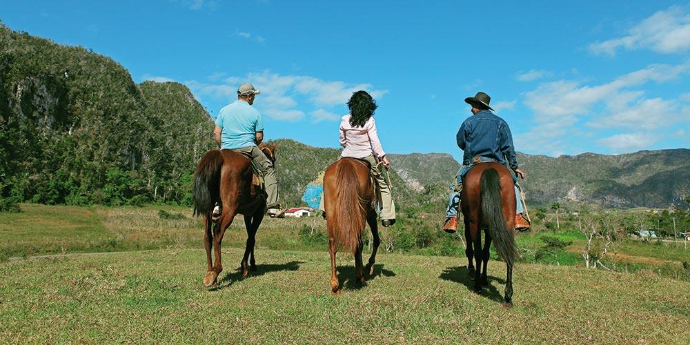 Guided tour to Vinales on horseback or with hiking, Creole lunch, visit to the farmer's house, tobacco and coffee plantations